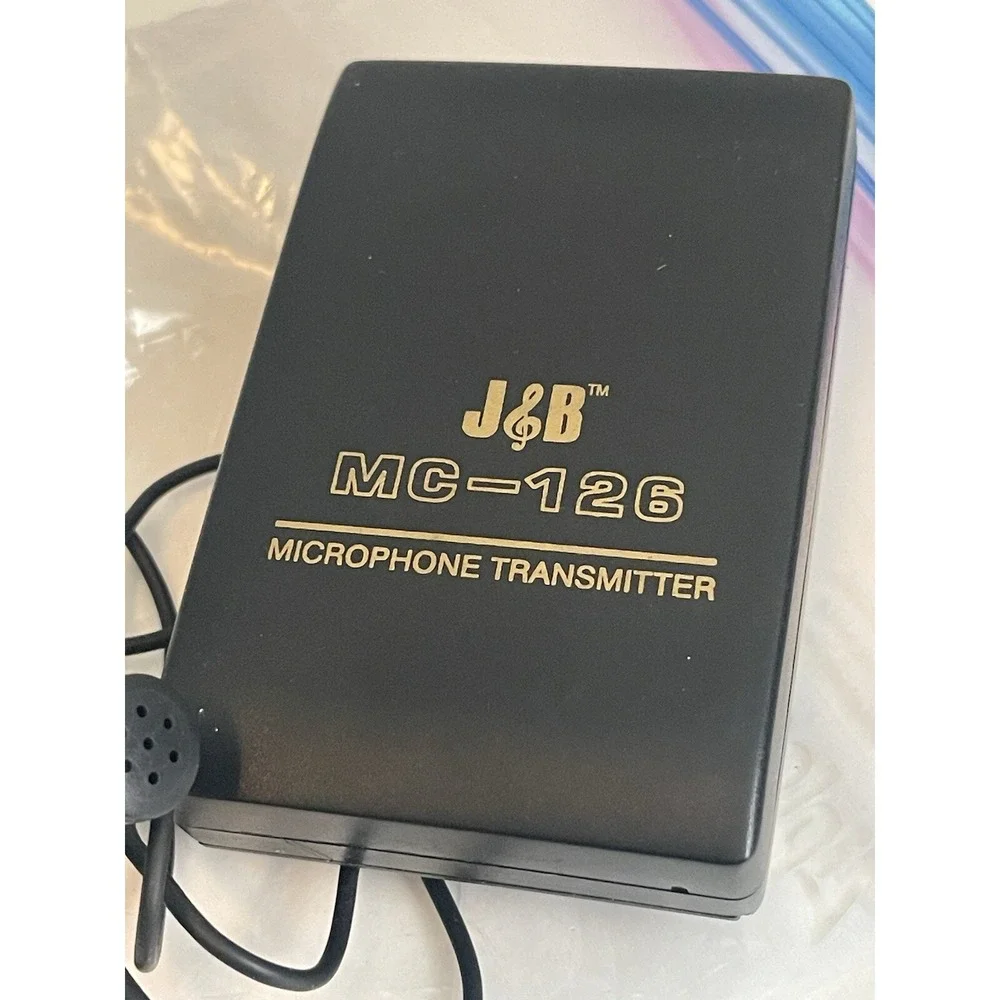 J&B Mc-128 MC 128 Microphone Transmitter , With Microphone